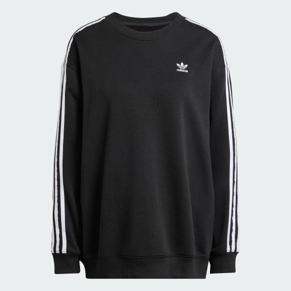 3-Stripes Oversized Crew Sweatshirt Product Image