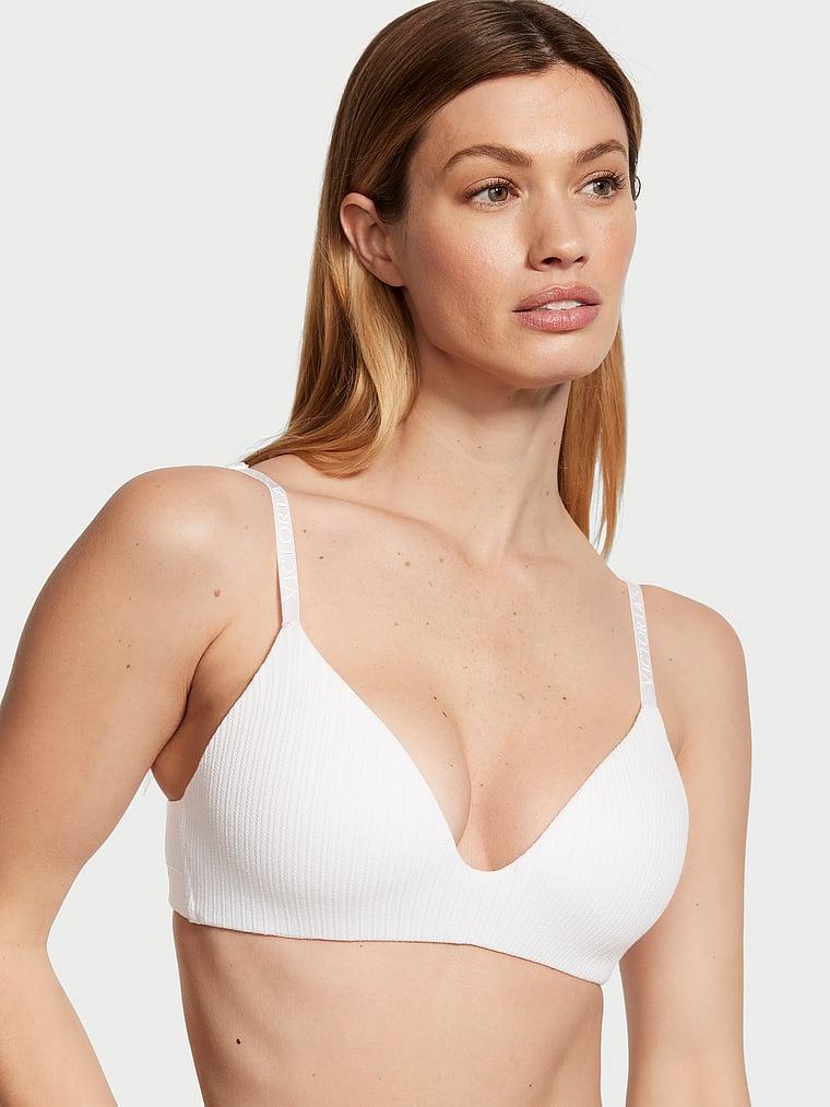 Lightly Lined Pointelle Wireless Bra Product Image