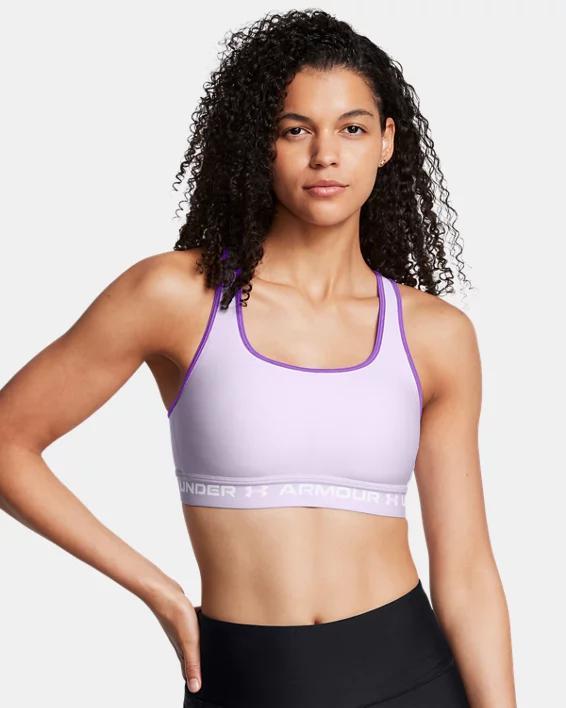 Womens Armour Mid Crossback Sports Bra Product Image