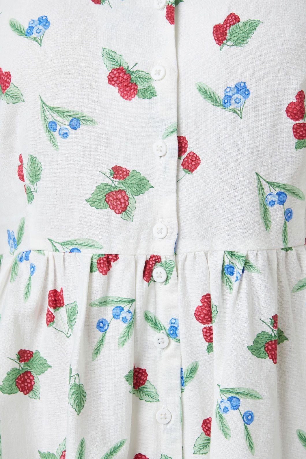 Berry Button Down Dress Product Image