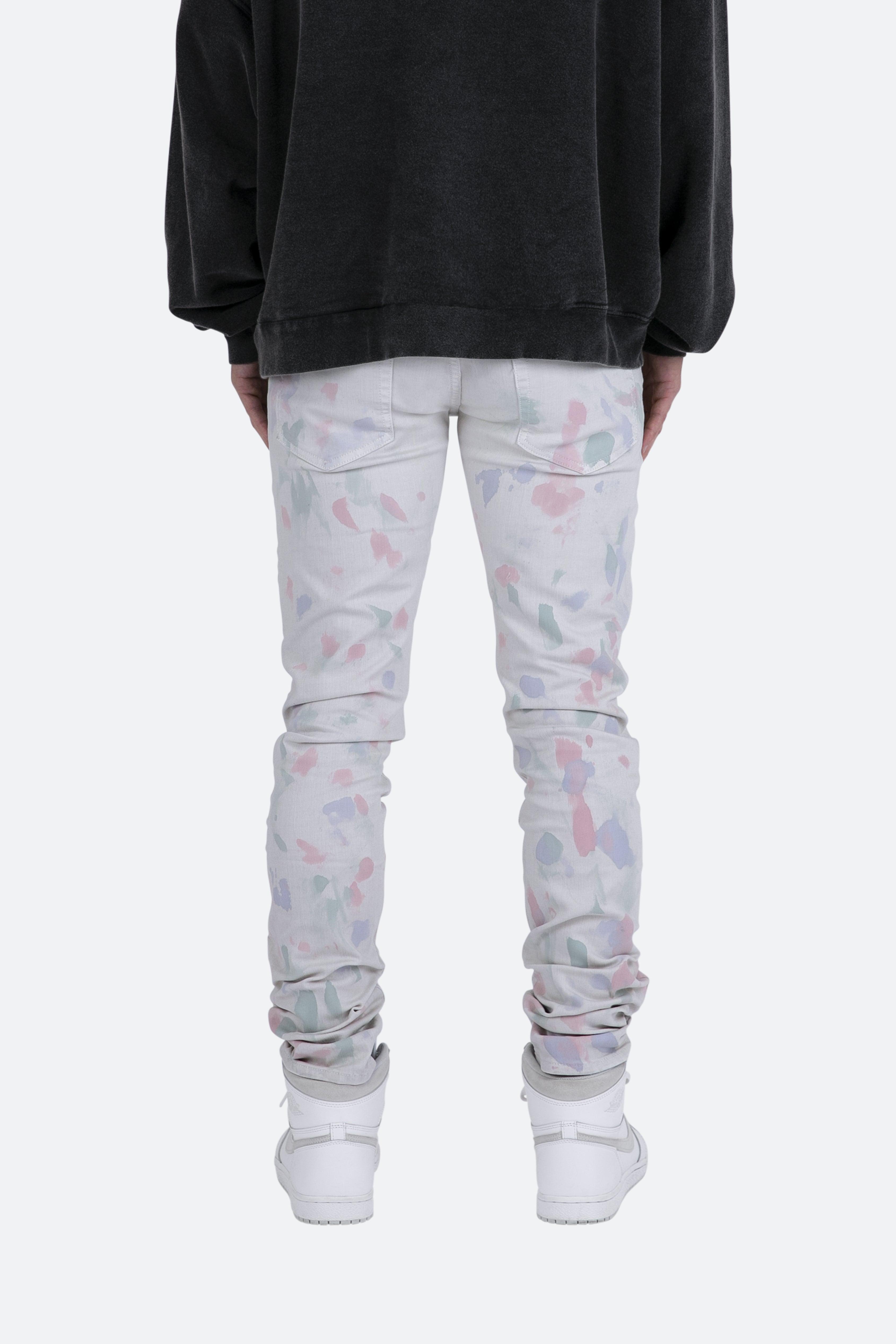 M363 Painted Slim Denim - Off White Product Image