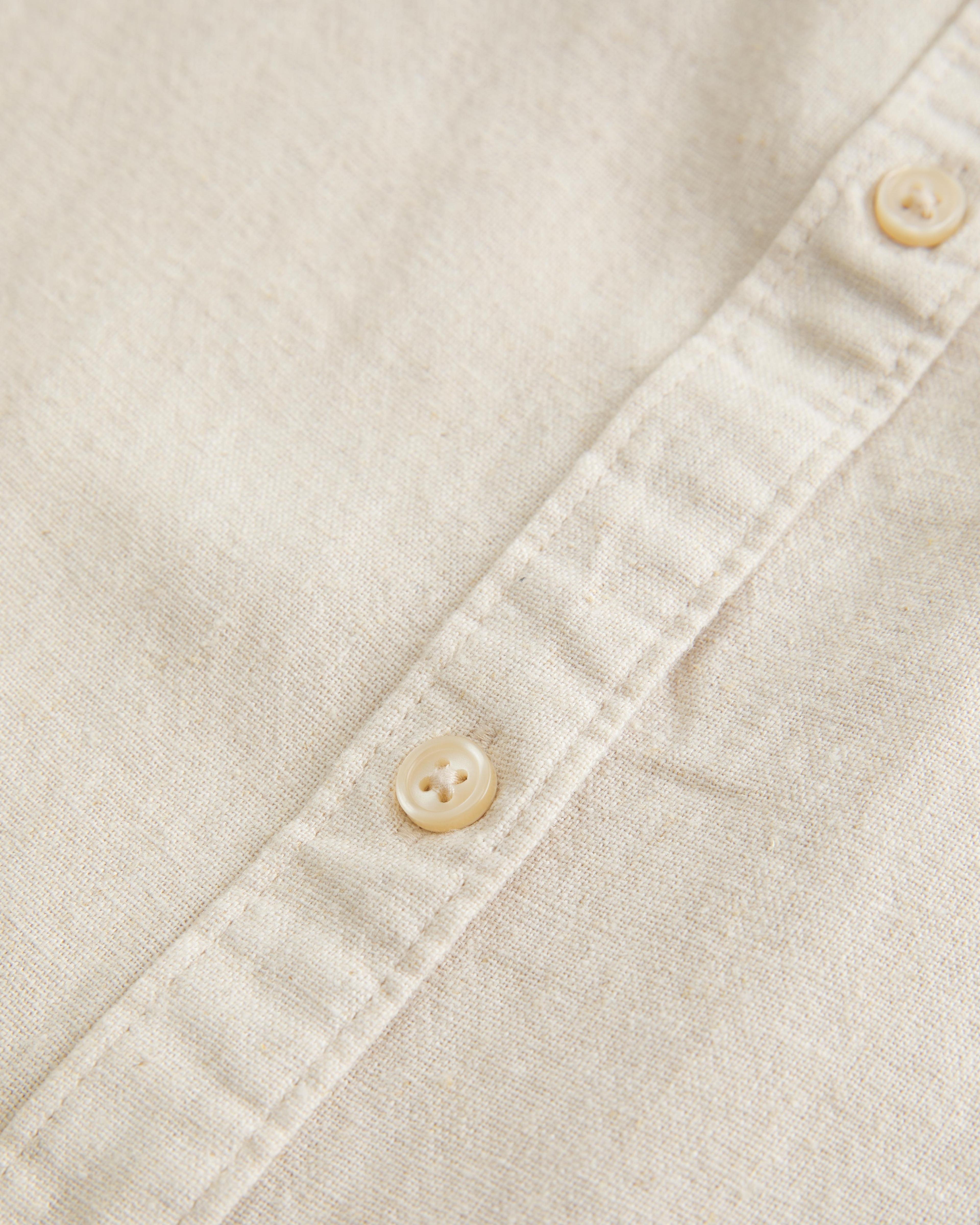 Oversized Linen-Blend Shirt Product Image