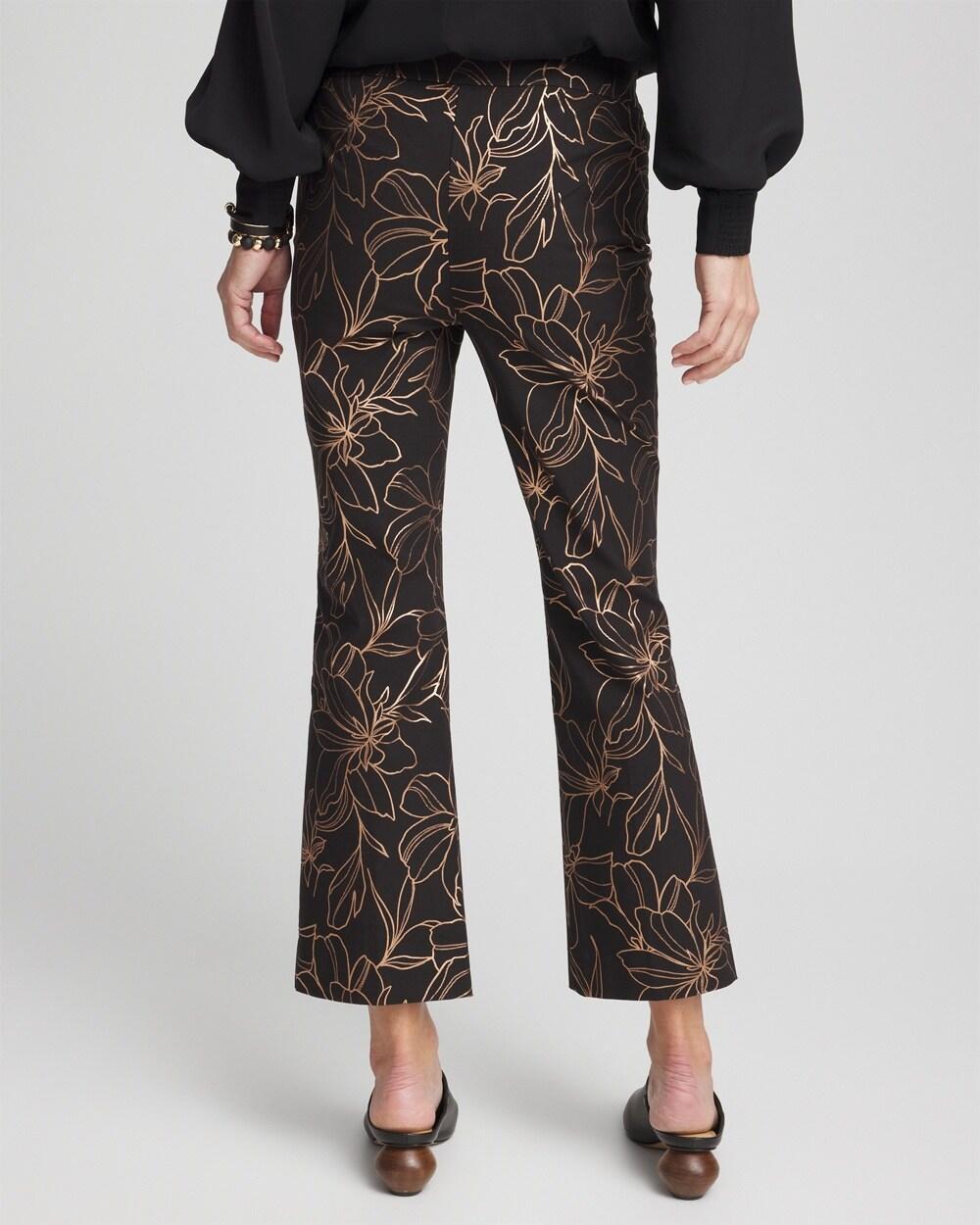 Juliet Fall Print Kick Flare Pants Product Image