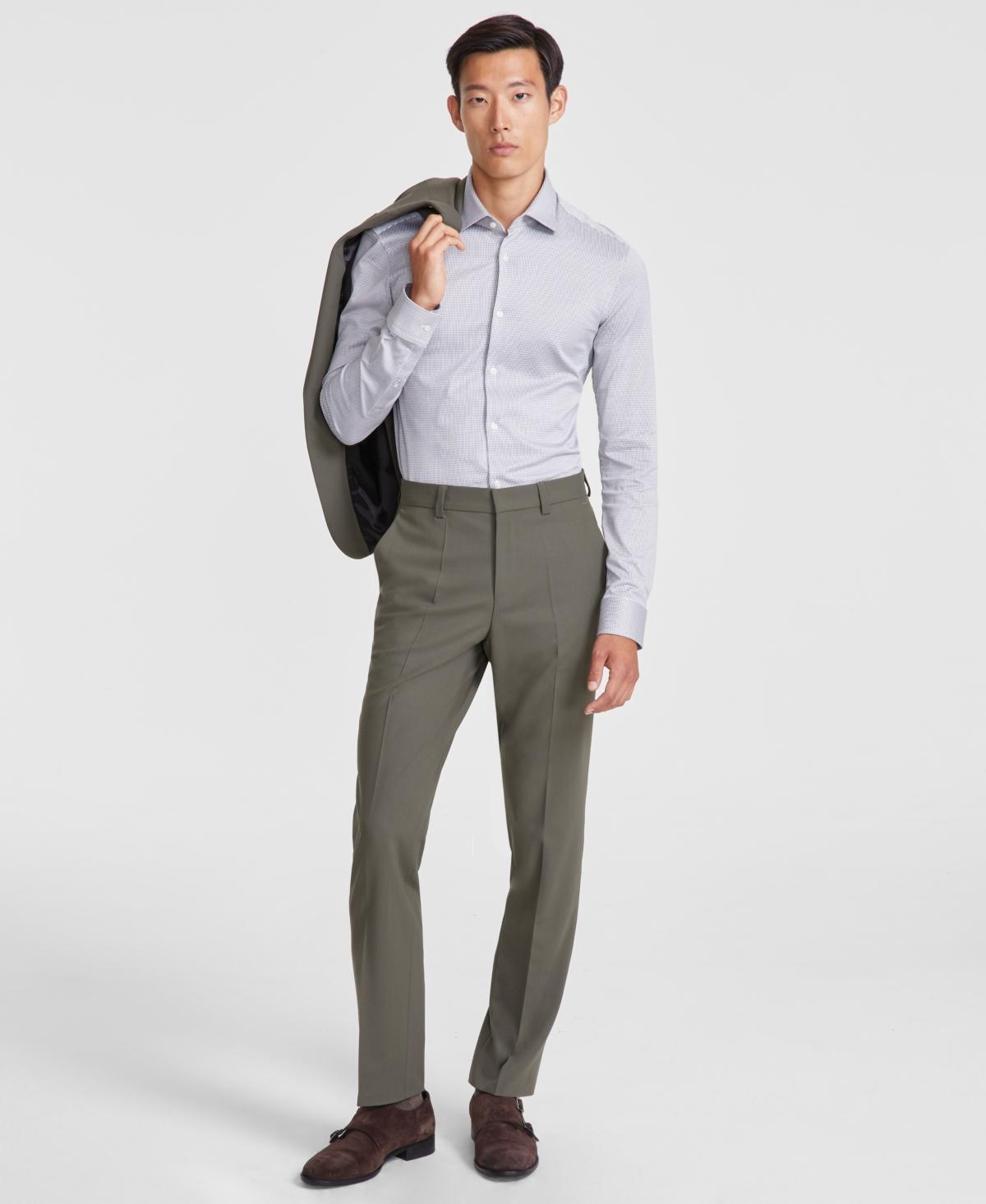 Hugo by Hugo Boss Mens Modern-Fit Solid Suit Separate Pants Product Image