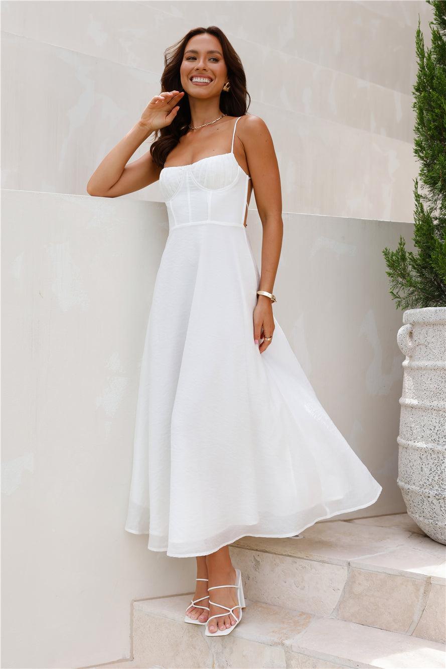 Giving Hugs Dress White Product Image