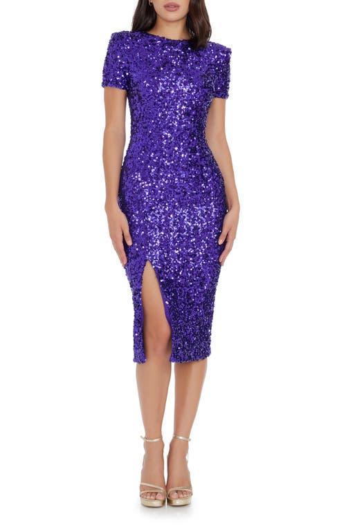 Dress the Population Natasha Sequin Sheath Midi Dress Product Image