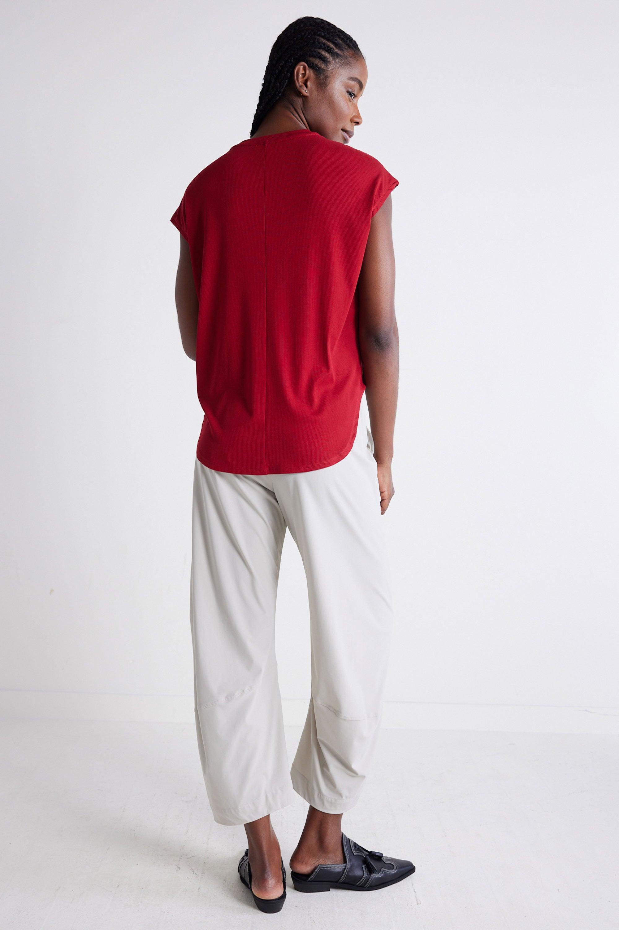 The Ribbed Tuck-In Tee Product Image