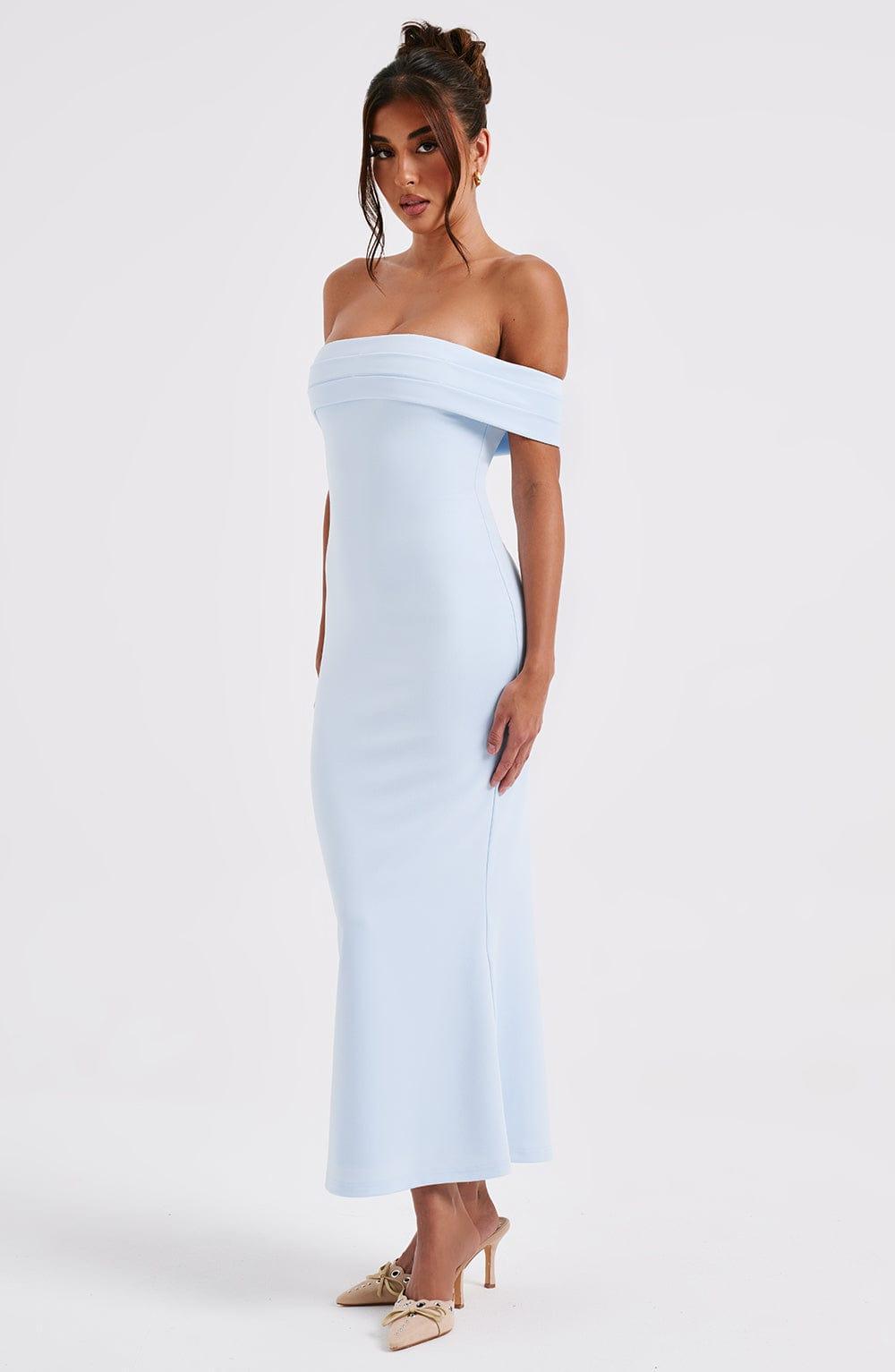 Bex Midi Dress - Blue Product Image