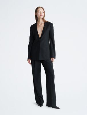 Tailored Wide Leg Trousers Product Image