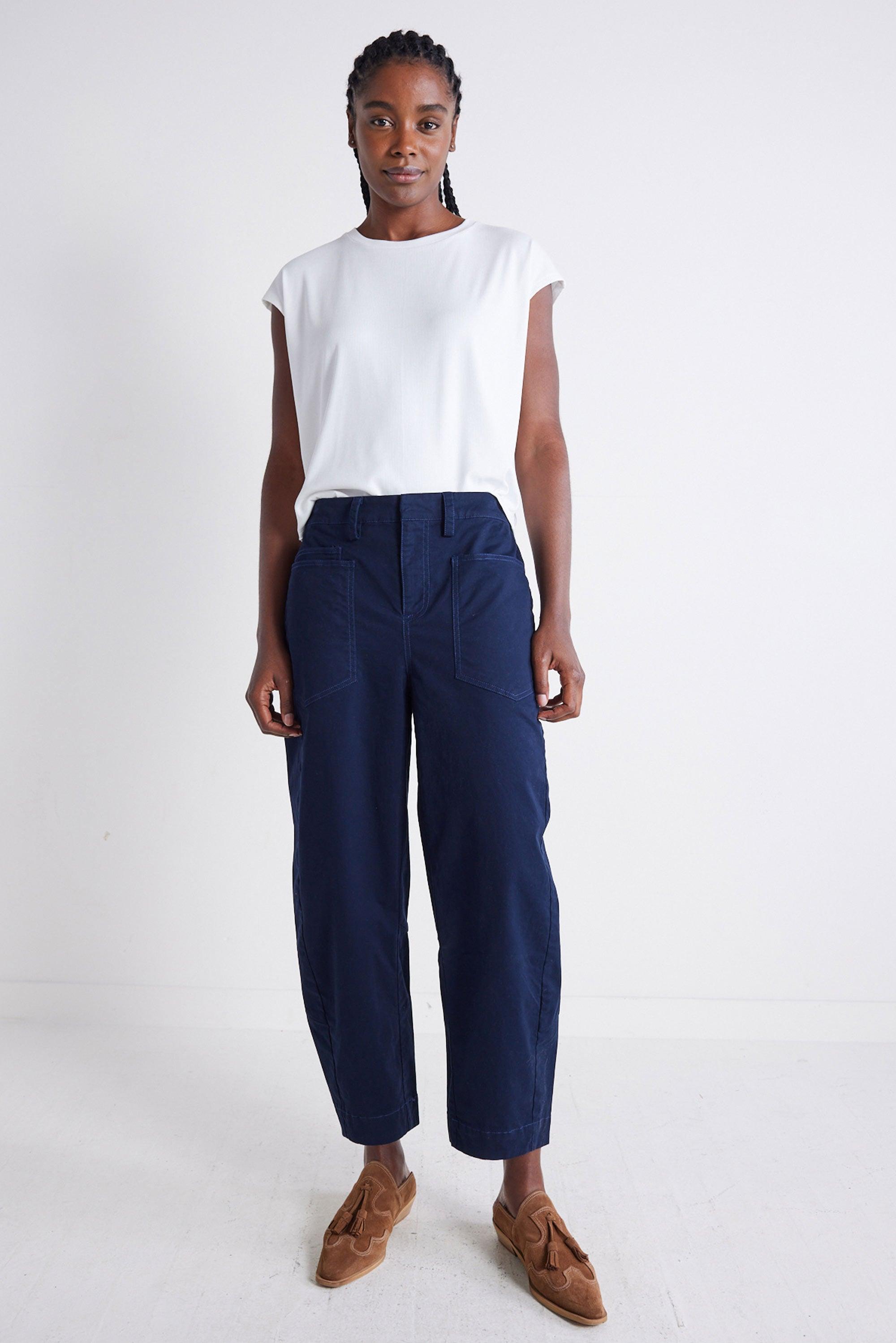 The Slouchy Soft Twill Pants Product Image