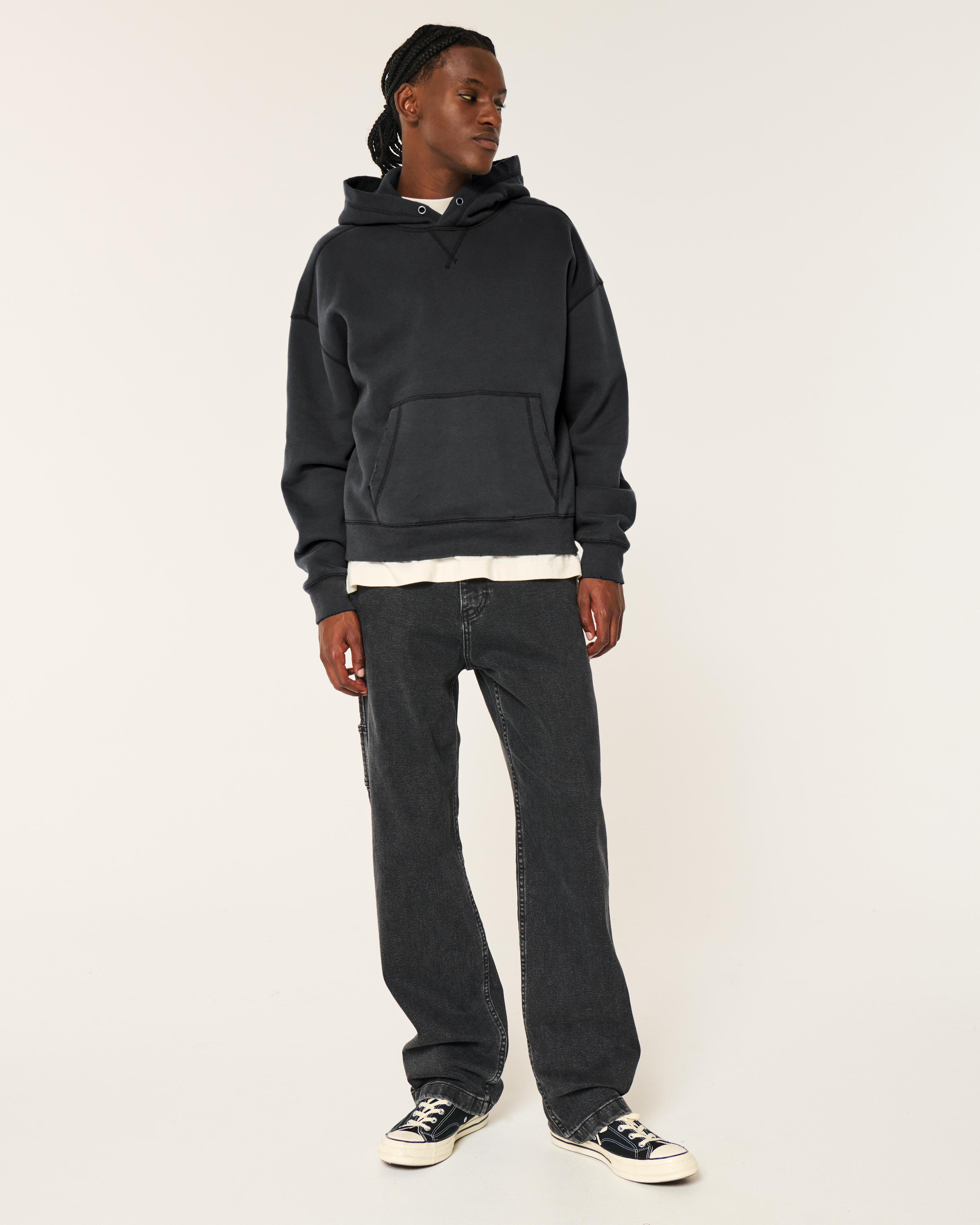 Boxy Crop Hoodie Product Image