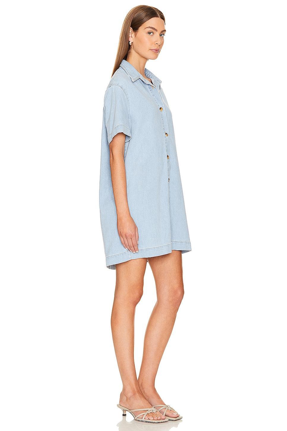 Soft Denim Shirt Dress Enza Costa Product Image