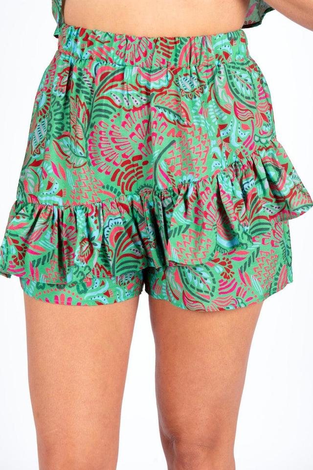 Henna Green Sienna Shorts Product Image