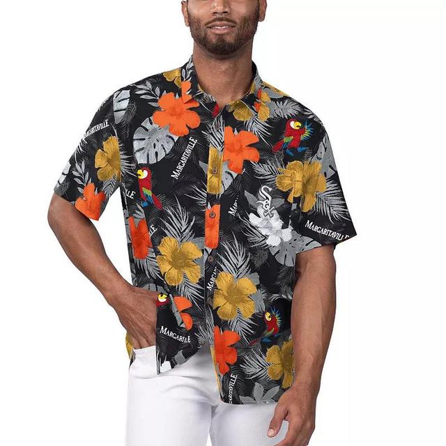 Mens Margaritaville Chicago White Sox Island Life Floral Party Button-Up Shirt Product Image