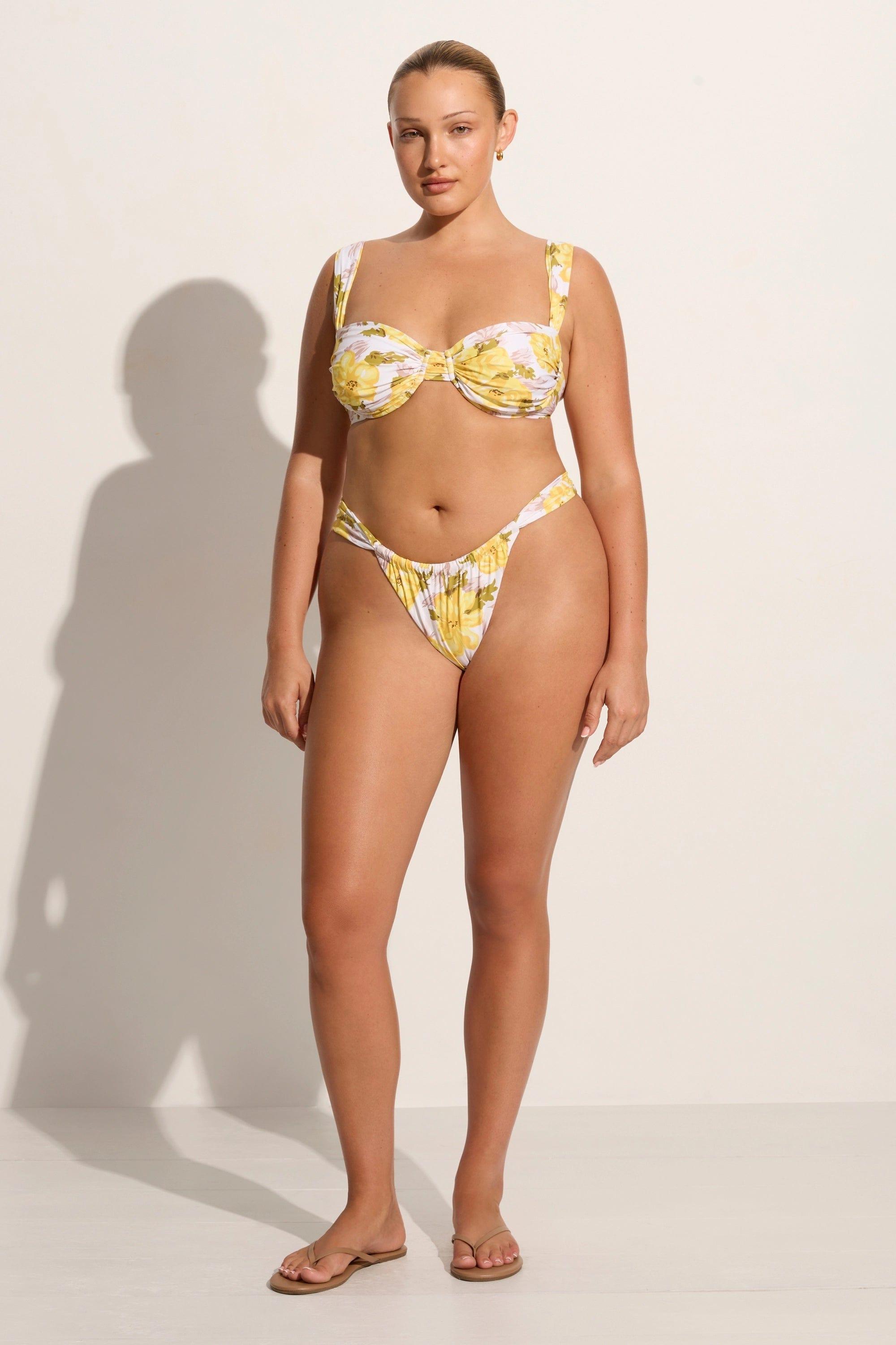 Sol Bikini Top Isadora Floral Product Image