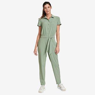 Women's Departure Short-Sleeve Jumpsuit Product Image