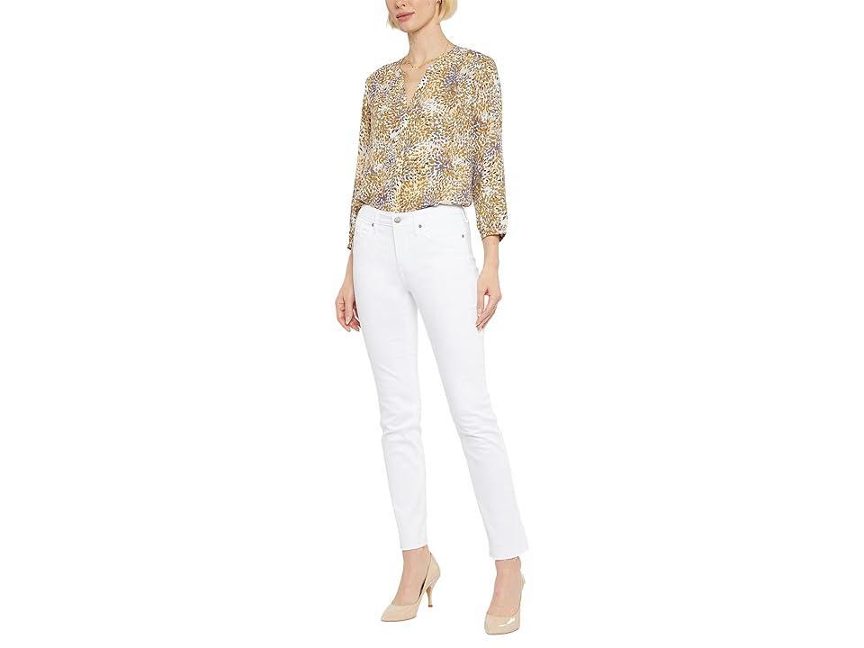 NYDJ Sheri Frayed Hem Slim Jeans Product Image