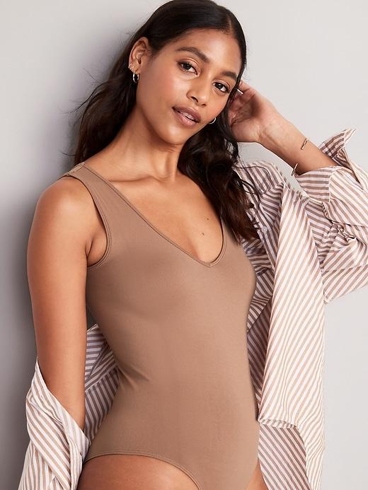 Seamless Base-Layer Tank Top Bodysuit Product Image