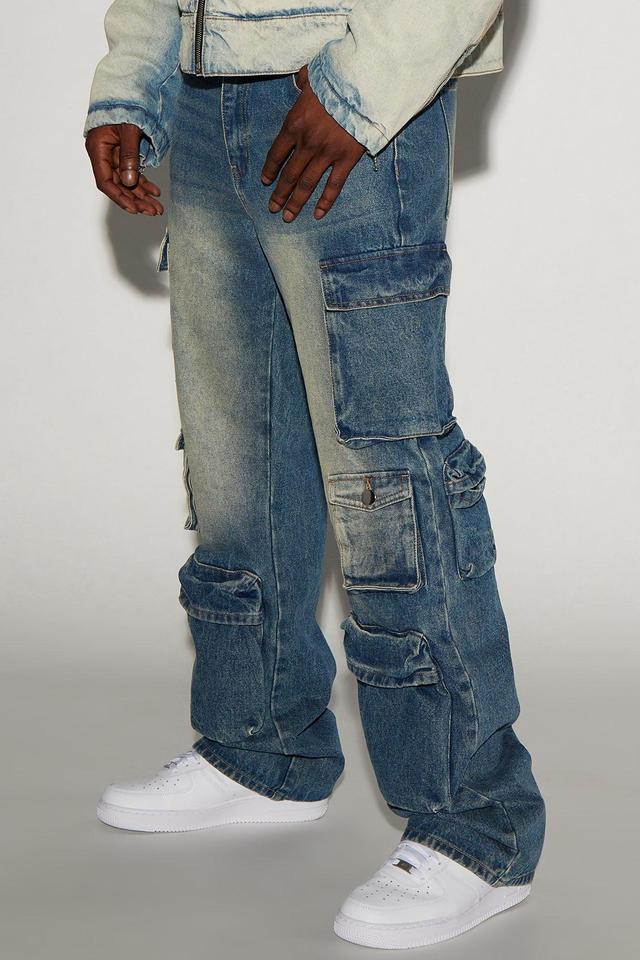 Stay Looking Rigid Carpenter Jeans - Vintage Blue Wash Product Image