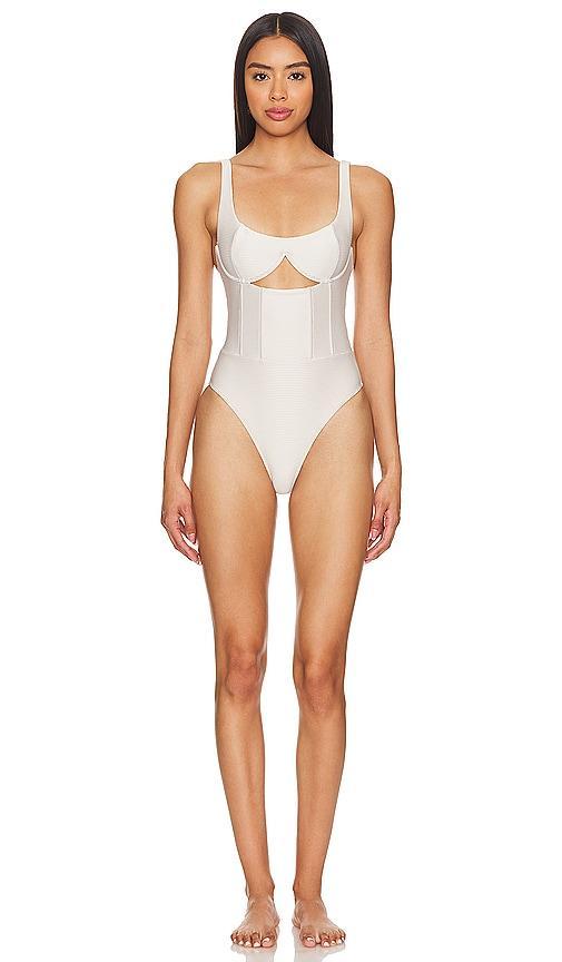 Lovers and Friends Seychelle One Piece in White Sand Product Image