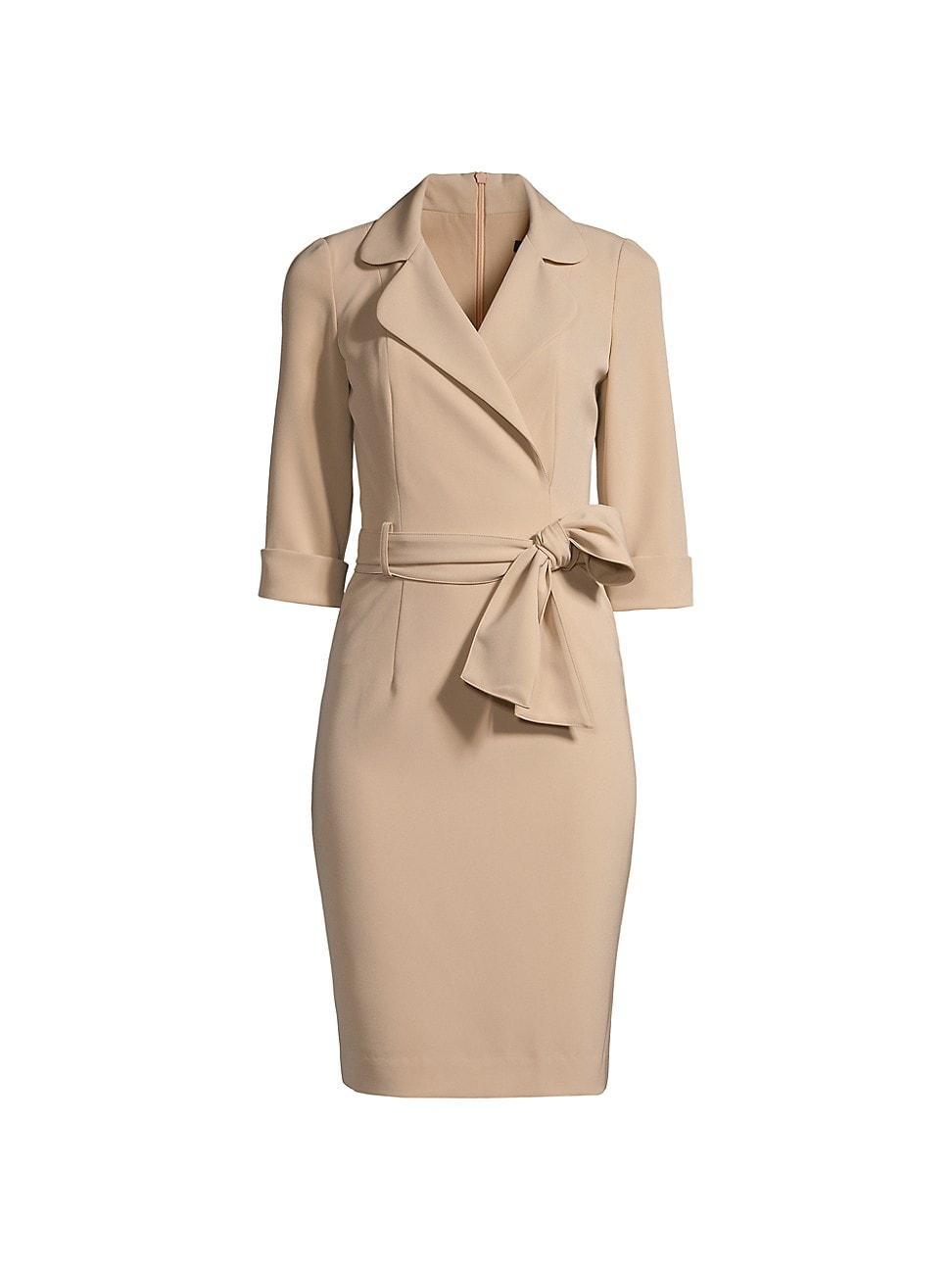 Womens Lucinda Belted Sheath Dress Product Image