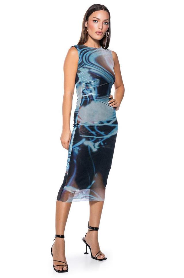 PISCES MESH MIDI DRESS Product Image