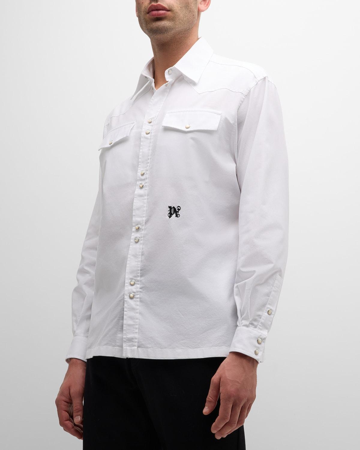 Mens Monogram Western Shirt Product Image