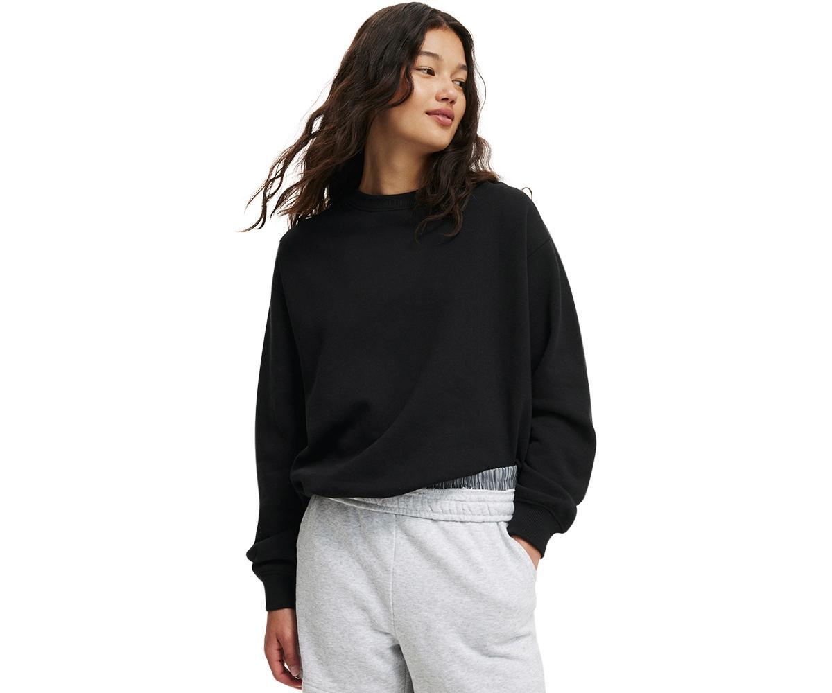 Cotton On Womens Classic Fleece Crew Sweatshirt Product Image