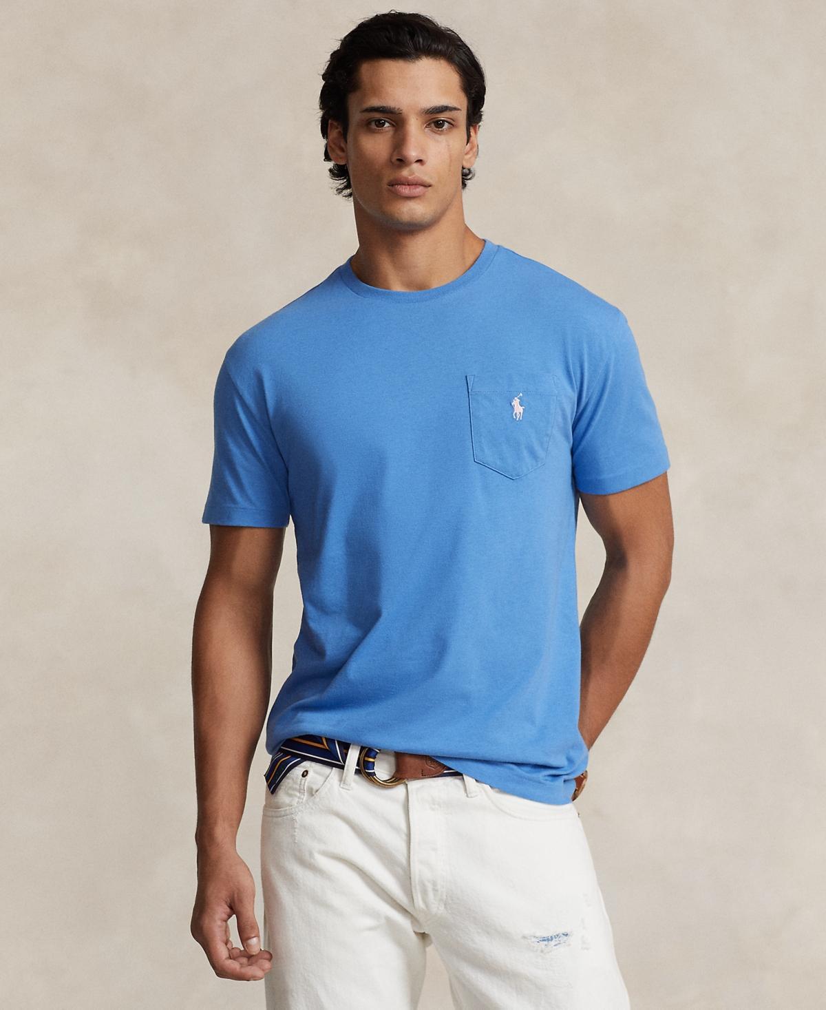 Polo Ralph Lauren Classic Fit Jersey Pocket T-Shirt Men's Clothing Product Image