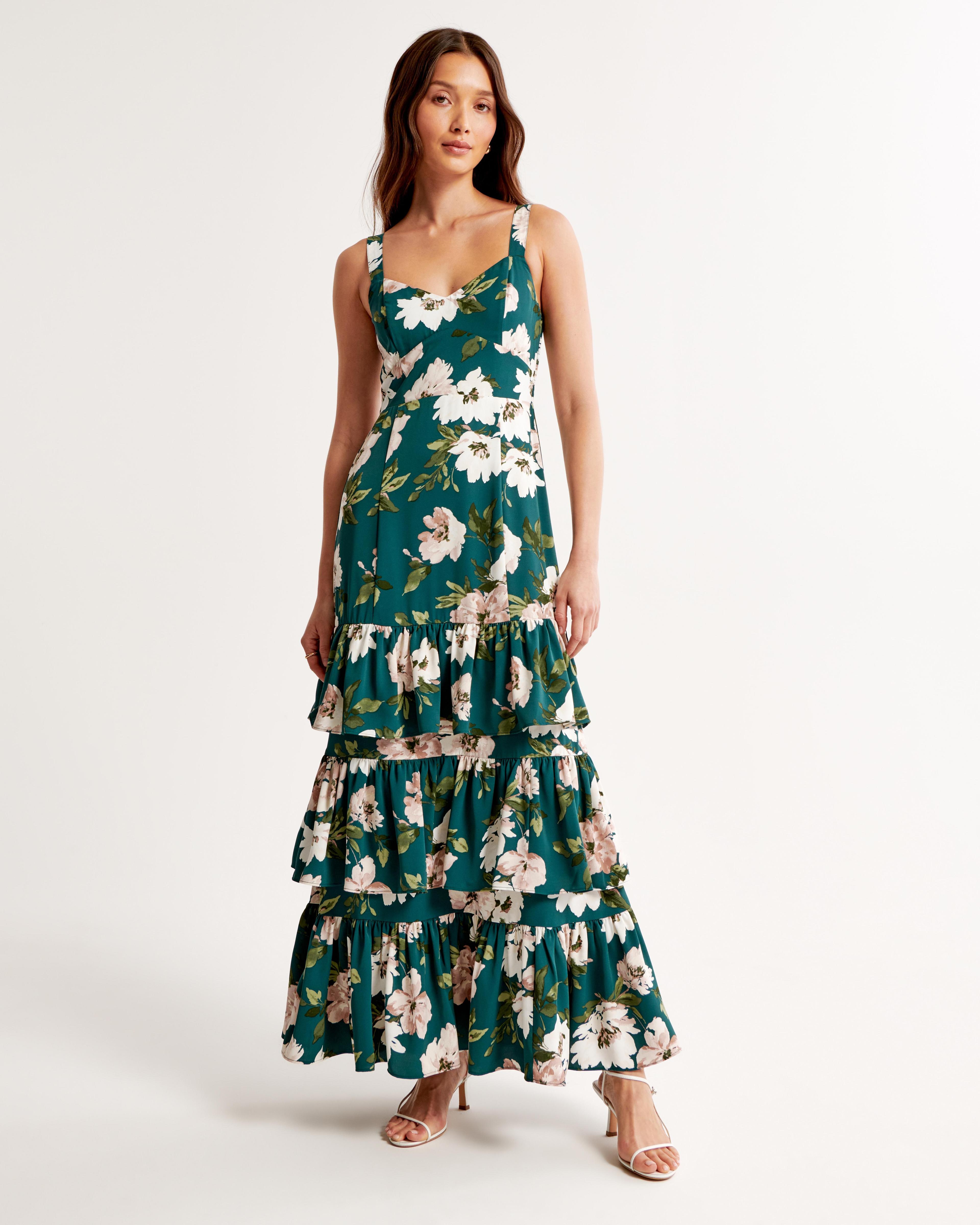 Drama Ruffle Tiered Maxi Dress Product Image