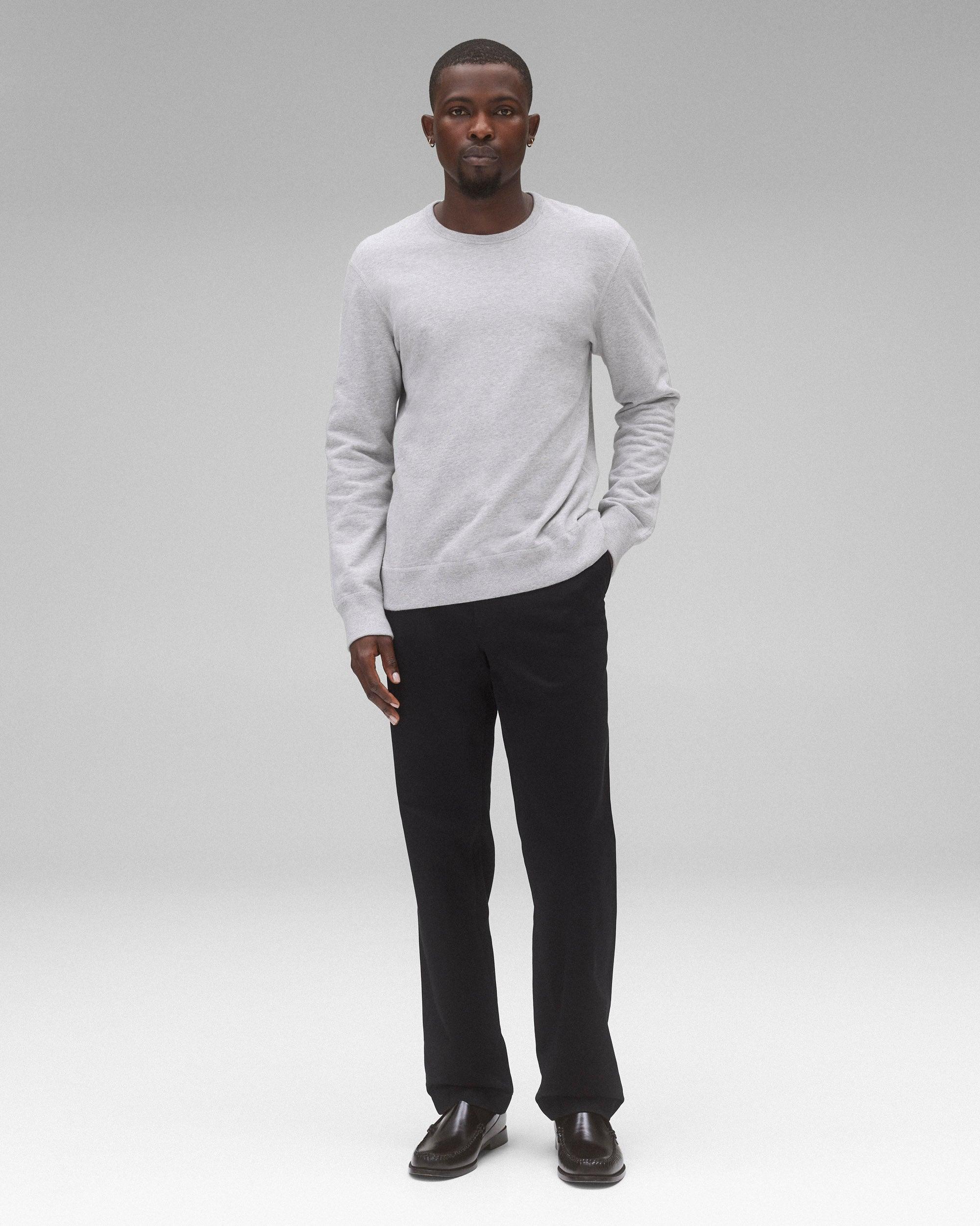 Midweight Terry Slim Crewneck Male Product Image