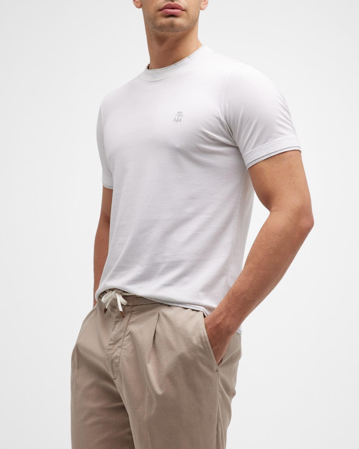 Mens Marled Crewneck T-Shirt Product Image