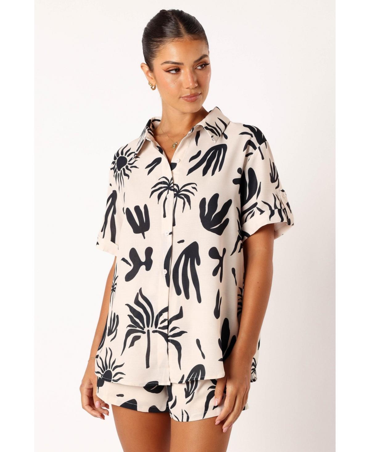 Petal and Pup Womens Sawyer Short Sleeve Shirt Product Image