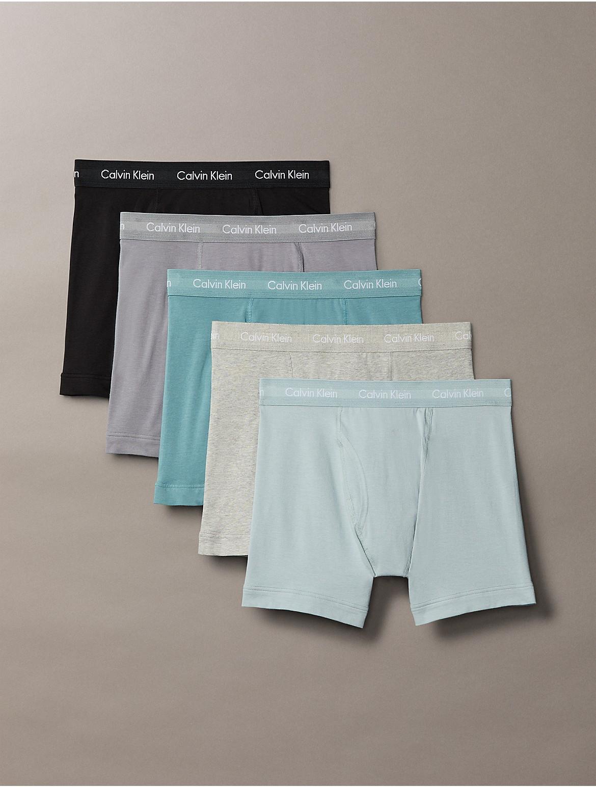 Calvin Klein Mens Cotton Stretch 5-Pack Boxer Brief - Multi - S Product Image