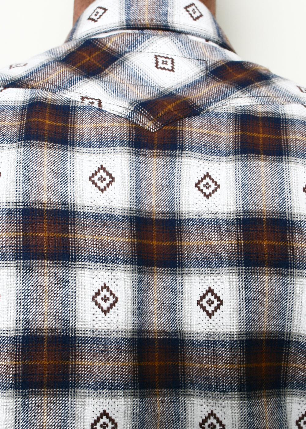 Western Shirt // Brown Diamond Plaid Product Image