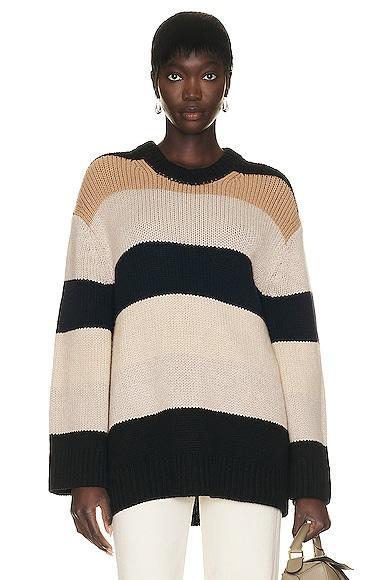 KHAITE Jade Sweater in Beige Product Image