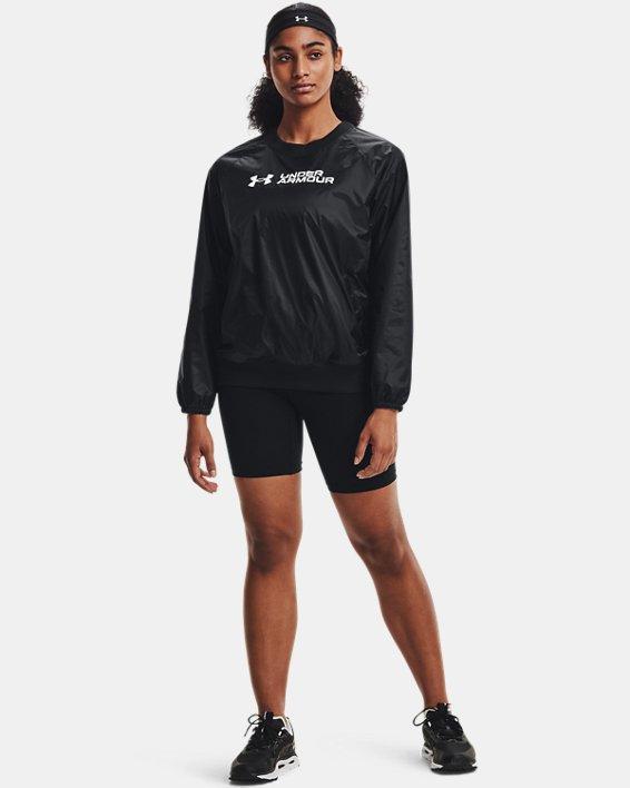 Women's UA RUSH™ Woven Shine Crew Product Image