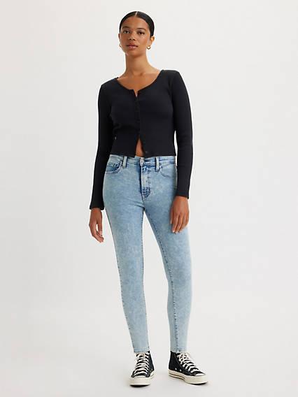 Levis 720 High Rise Super Skinny Womens Jeans Product Image