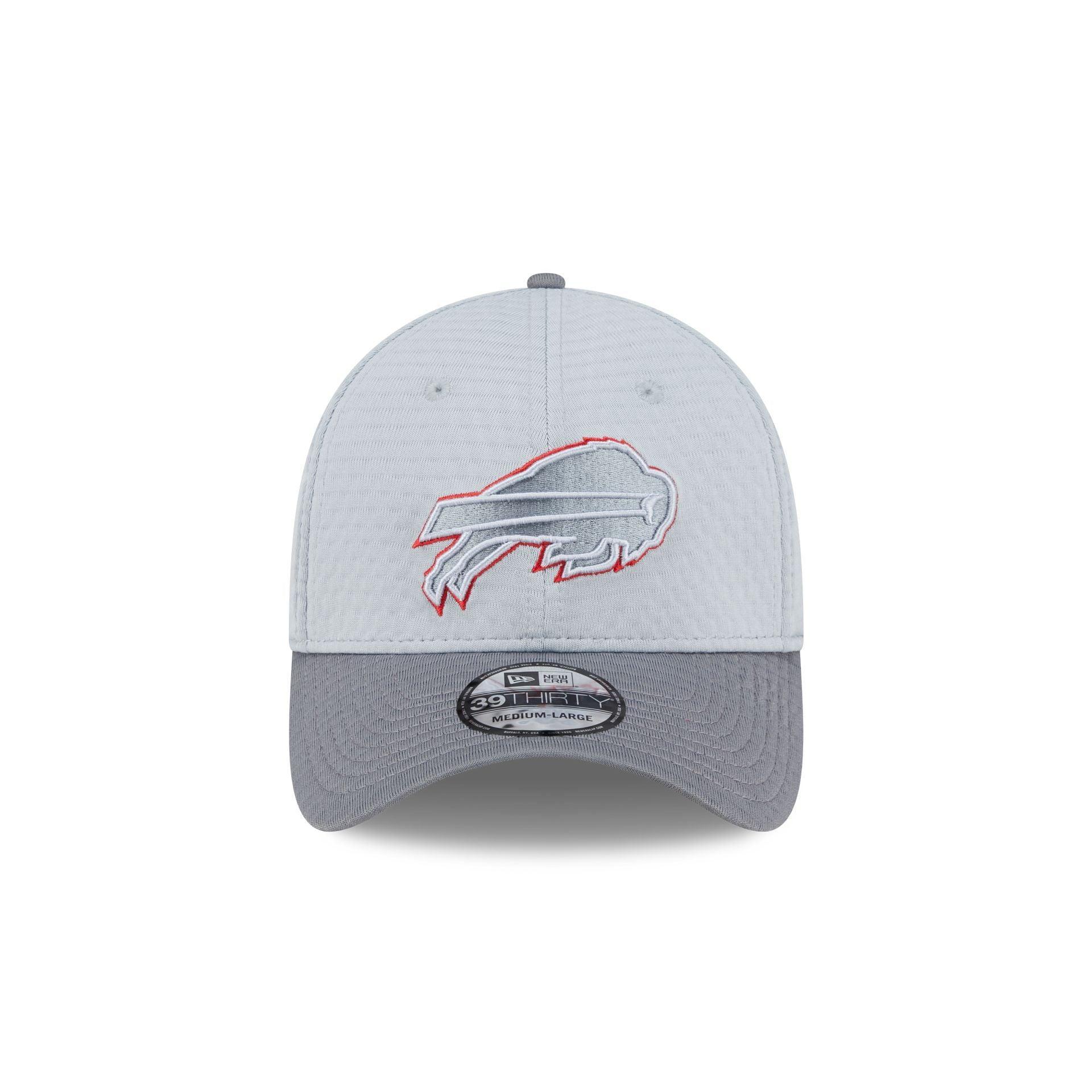 Buffalo Bills 2024 Training Gray 39THIRTY Stretch Fit Hat Male Product Image