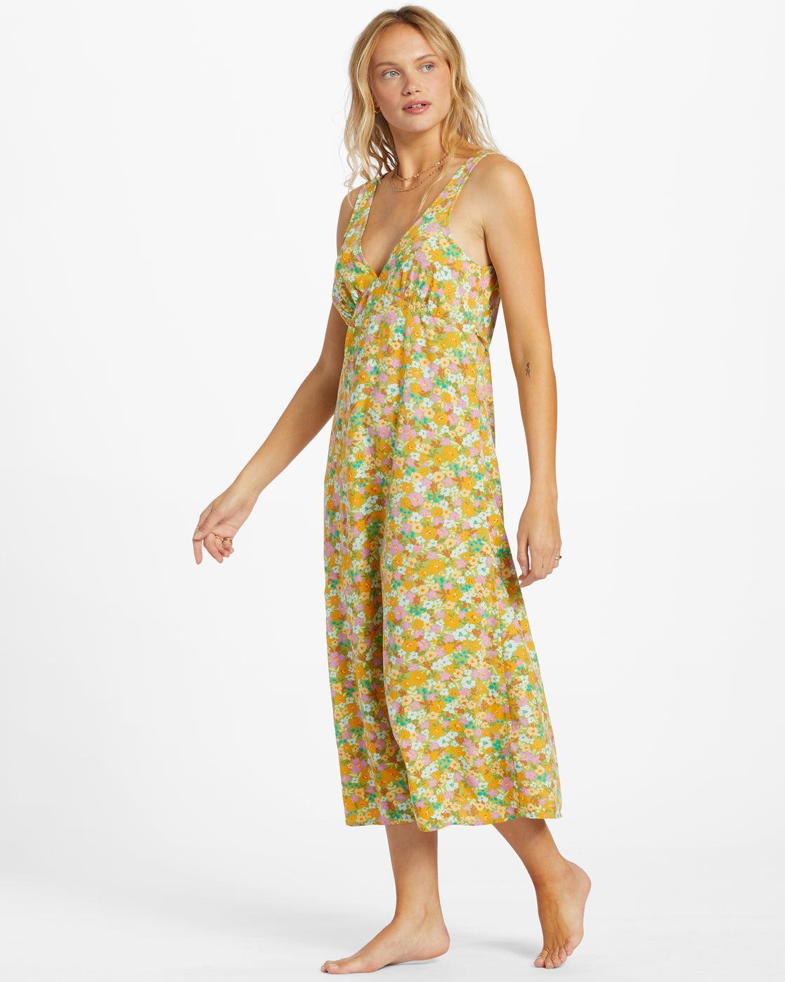 Feel The Love Midi Dress - Palm Green Female Product Image