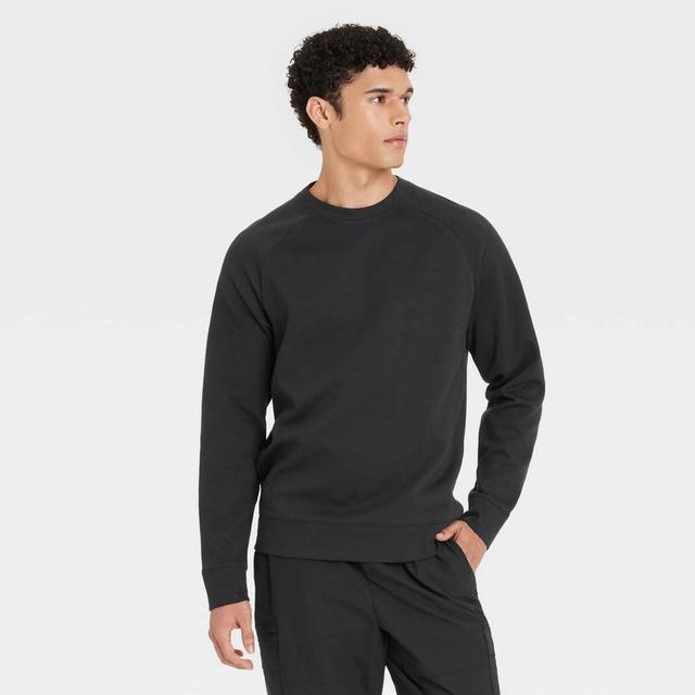 Mens Ponte Crewneck Pullover - All In Motion Black M Product Image