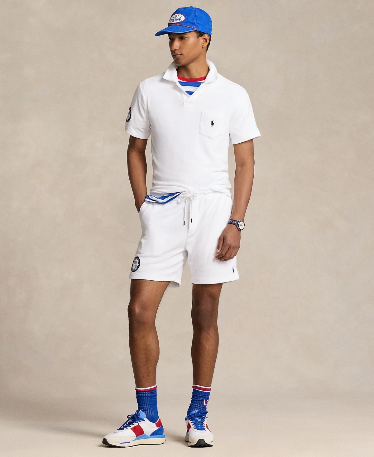 Polo Ralph Lauren Mens Team Usa Classic-Fit Terry Polo Shirt Product Image