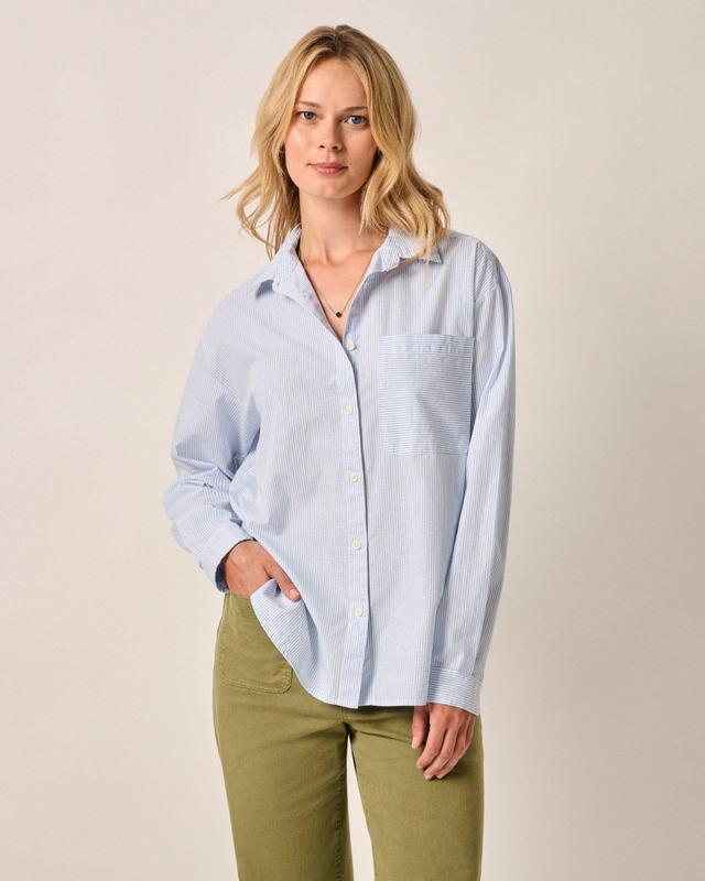 johnnie-O Cotton Boyfriend Shirt Product Image