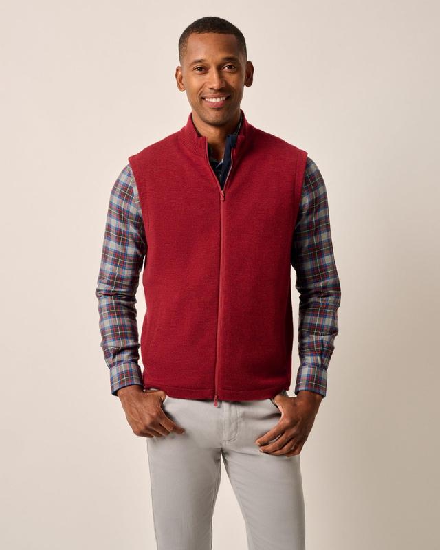 johnnie-O Garrison Knit Performance Vest Product Image