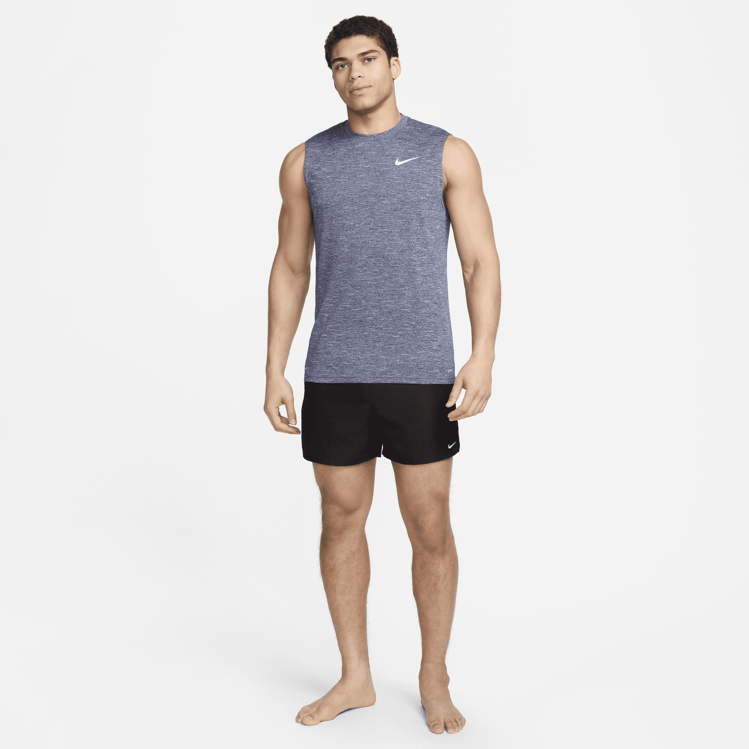 Nike Men's Heathered Sleeveless Hydroguard Swim Shirt Product Image