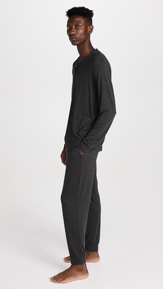 Eberjey Henry Modal Long PJ Set | Shopbop Product Image