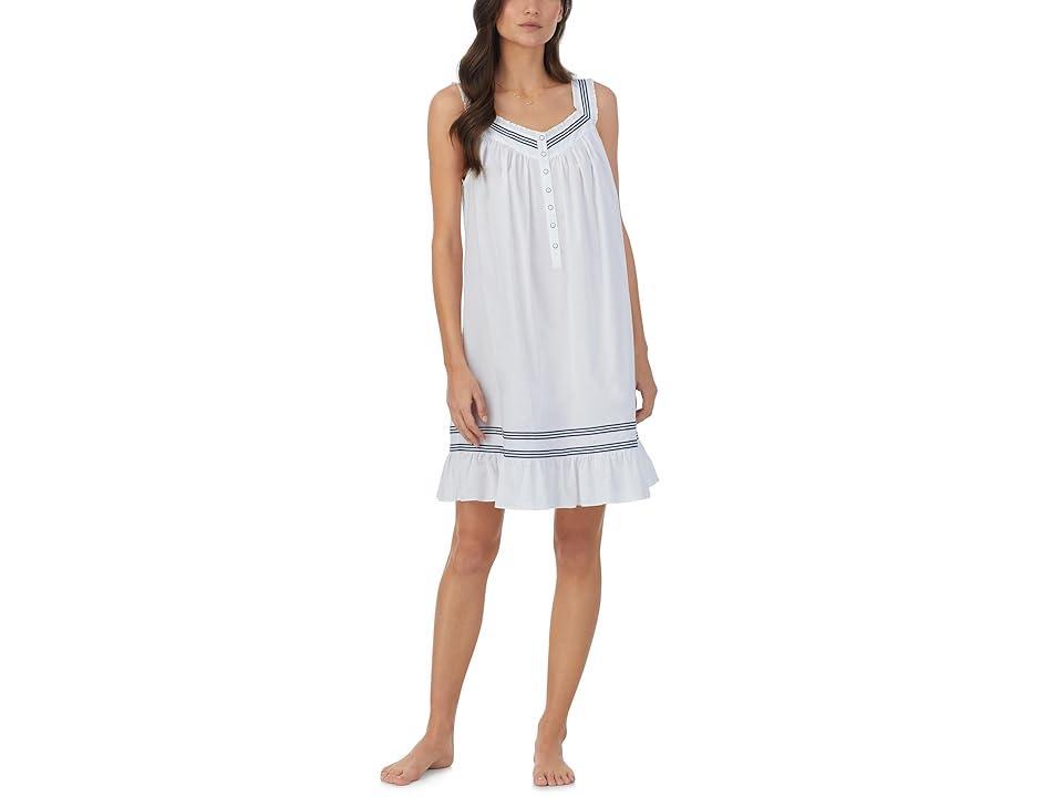 Eileen West Short Sleeveless Nightgown Ribbon) Women's Pajama Product Image