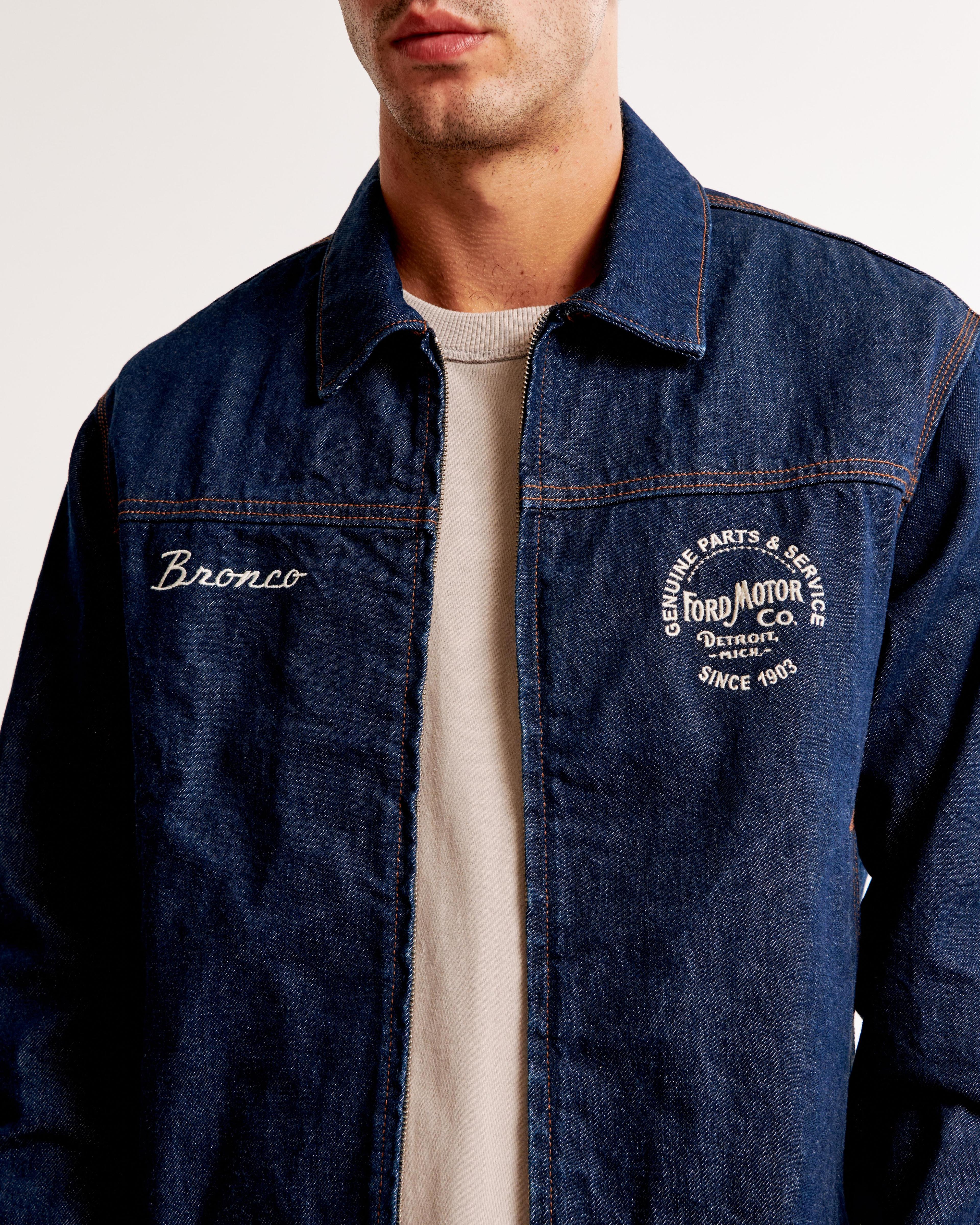 Ford Cropped Zip Workwear Jacket Product Image