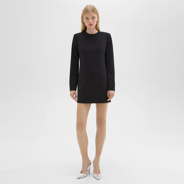 Crepe Mini Tunic Dress | Theory Product Image