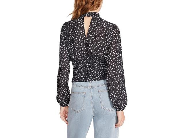 Steve Madden Olivia Top (Black) Women's Clothing Product Image